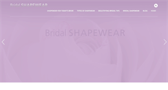 Desktop Screenshot of bridalshapewear.com